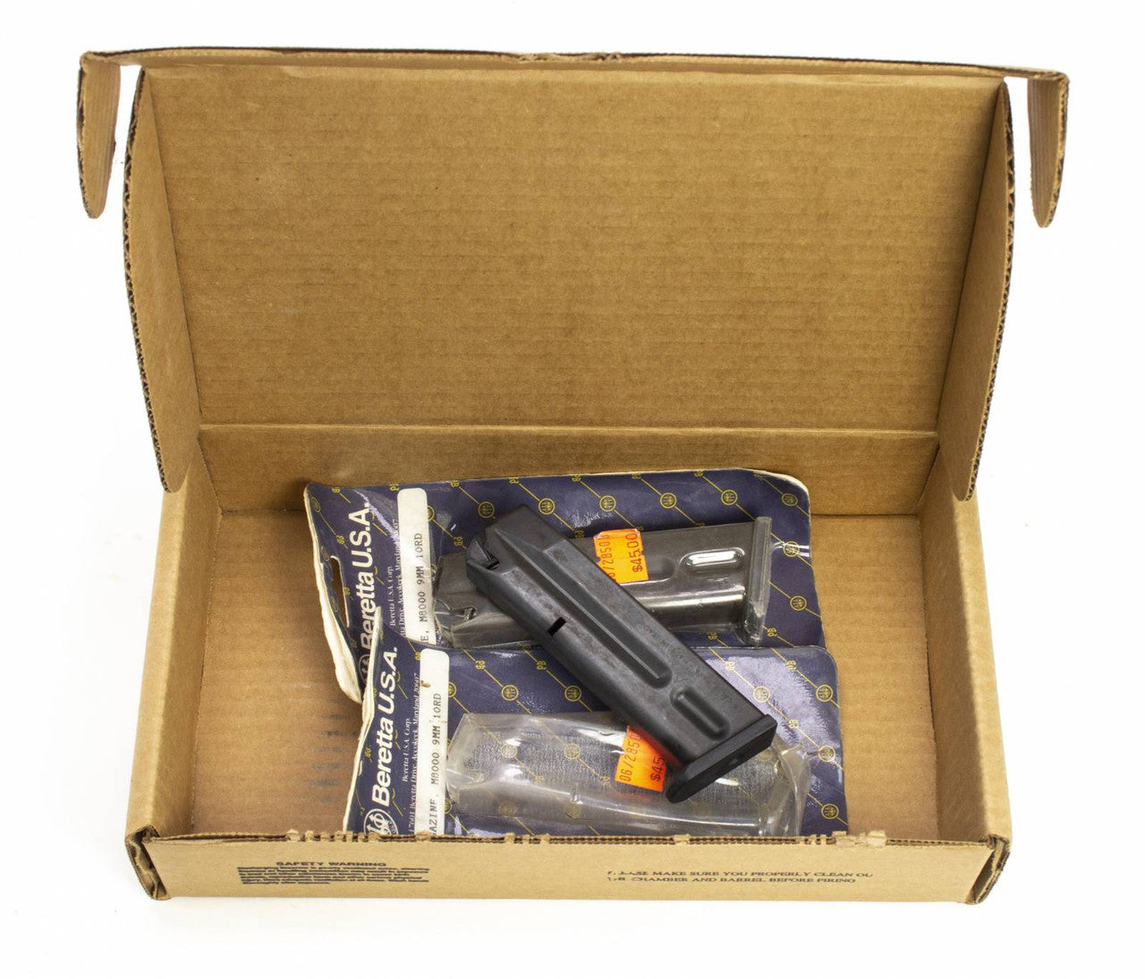 (2) BERETTA M800 9MM 10 RD MAGAZINES