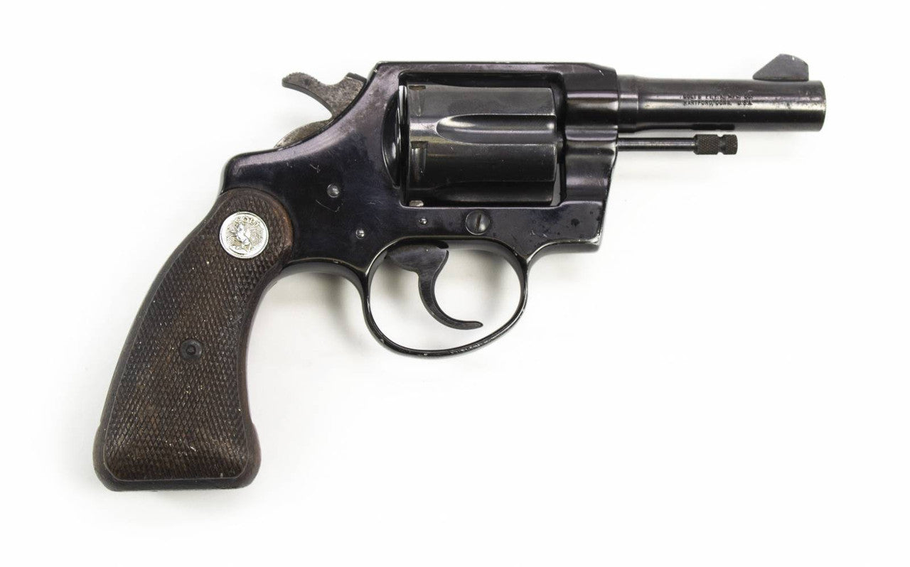 COLT COBRA 1st MODEL 38 SPECIAL 3 BARREL BLUED REVOLVER-USED