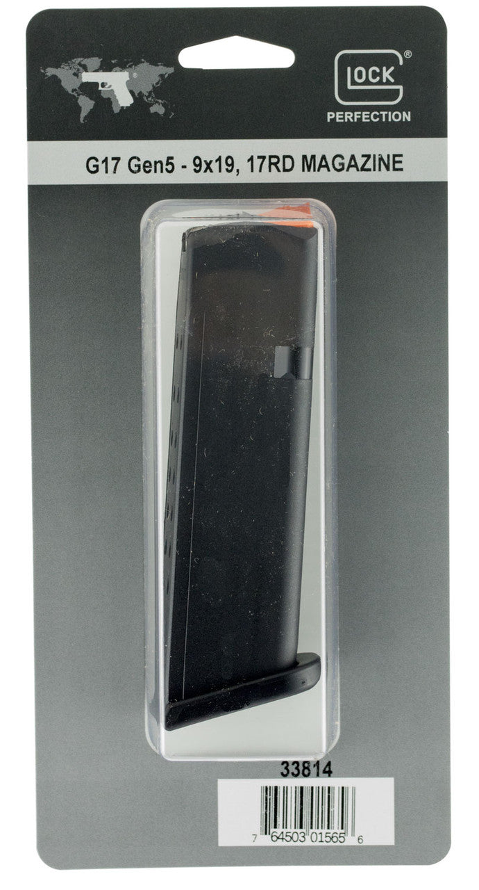 Glock 9mm Luger 17rd G17/34Glock G17, 34 Gen5 Black Detachable