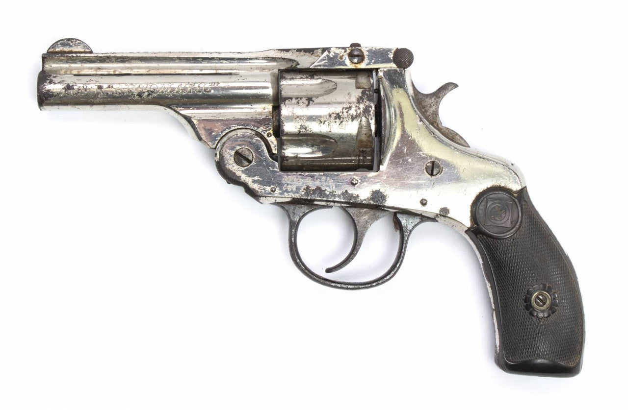 H&R Topbreak Automatic Revolver, .38 S&W, 3.25 Barrel, Nickel