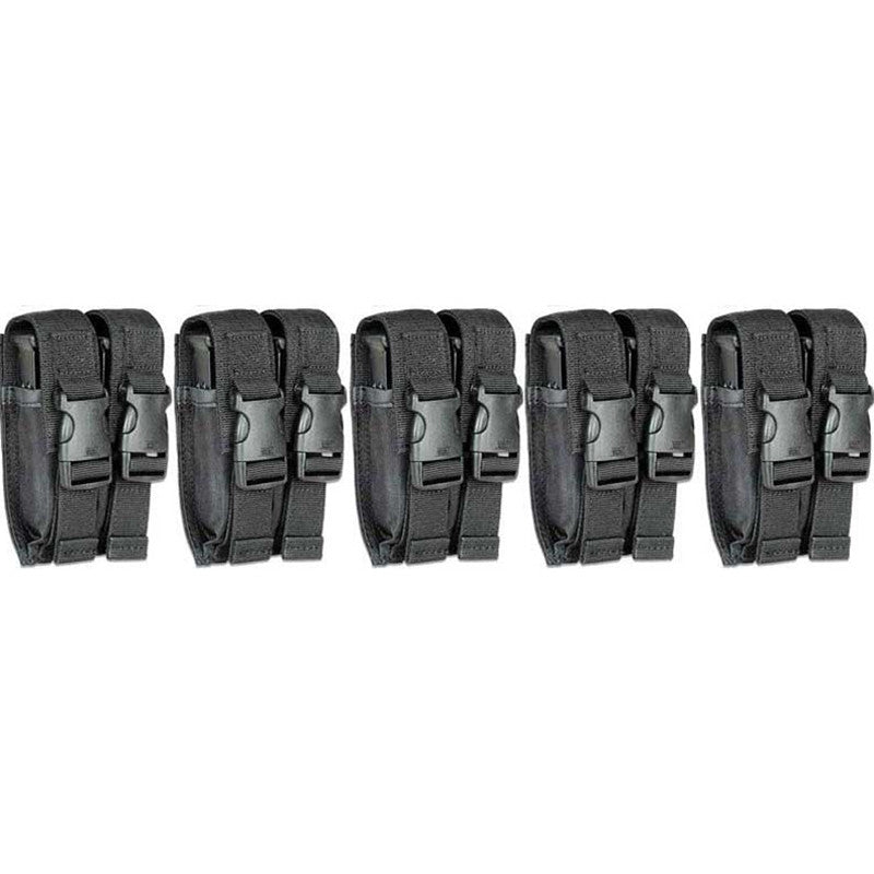 Universal 2-Cell Pistol Mag Pouches - 5 Pack