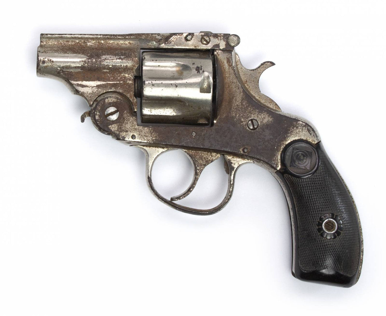 H&R TOPBREAK 32 S&W CTG DA 2 BARREL NICKEL
