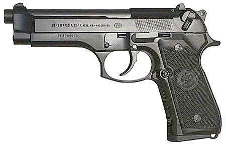 Beretta USA J92F300M 92FS9mm Luger 4.90 15+1 Black Bruniton Steel Slide Black Polymer Grip (USA Made)
