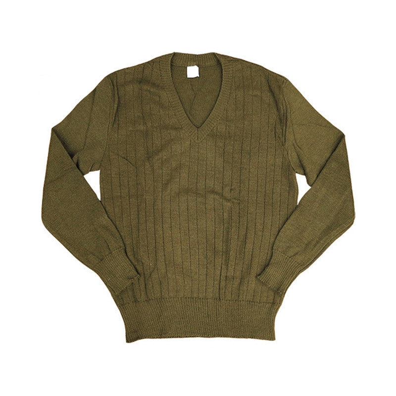 2-Pack Czech Brown V-Neck Sweater - Small - Used