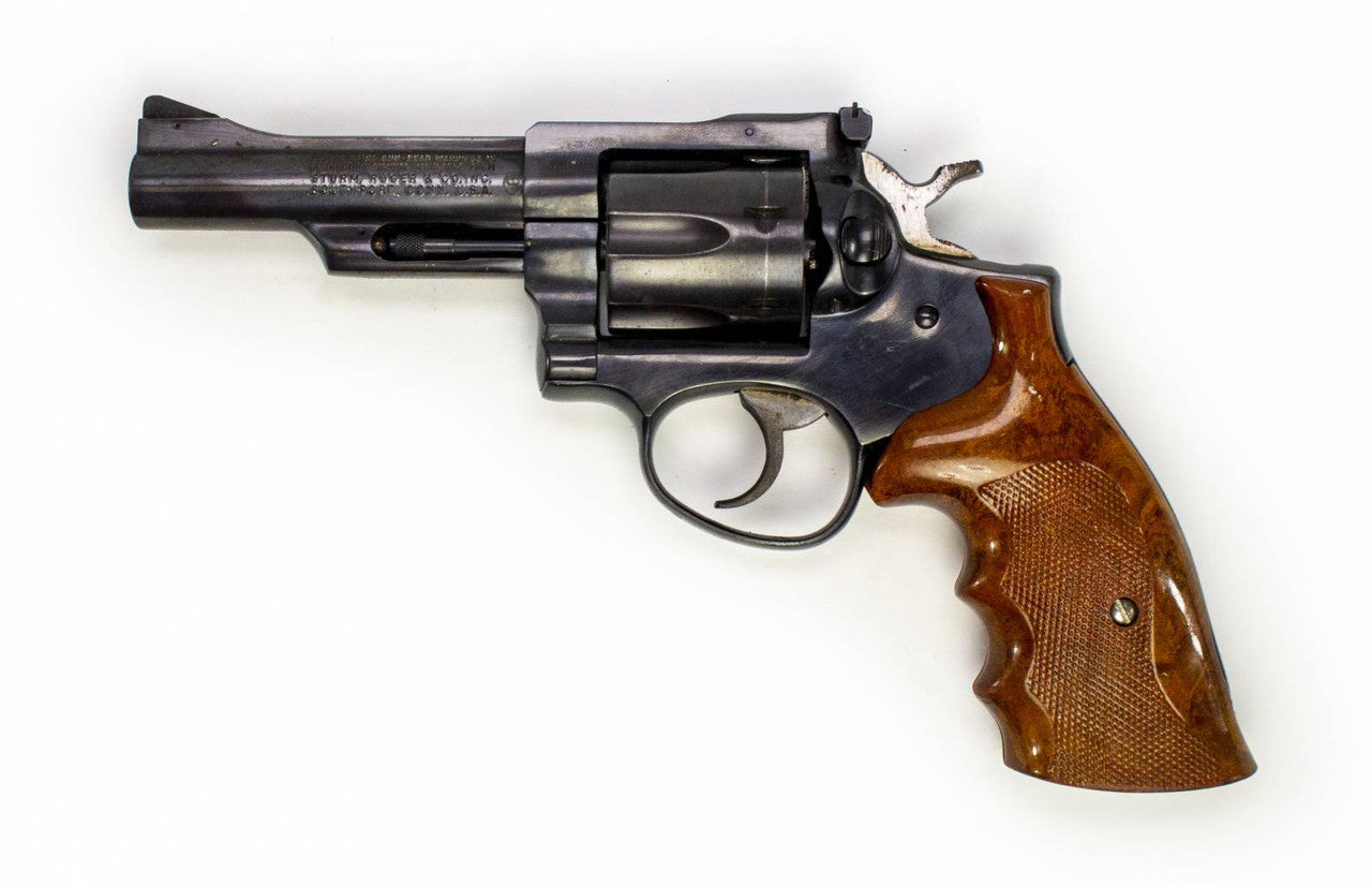 RUGER SECURITY SIX 357 MAG 4 BARREL BLUED REVOLVER-USED