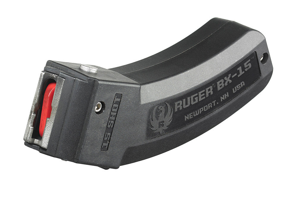 Ruger 22 LR 15rd BX-15Ruger 10/22, SR-22 ,77/22 Black Detachable