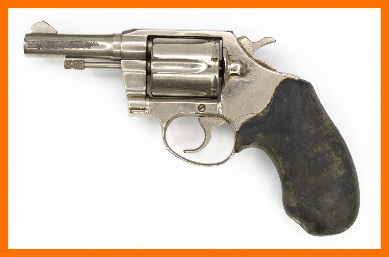 Colt Detective Special Revolver, .38 Special, 3 Barrel, Nickel5728