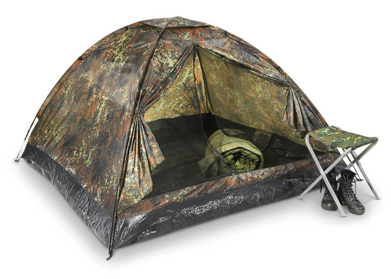 MIL-TEC FLECKTARN 3-MAN IGLOO TENT NEW