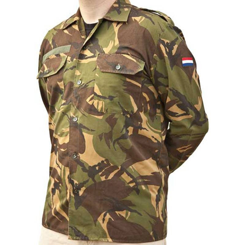 Dutch Camo Long Sleeve Field Shirt - Medium - Used