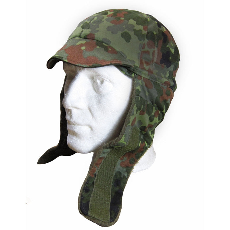 3-Pack German Flectarn Camo Winter Cap - Medium - Used