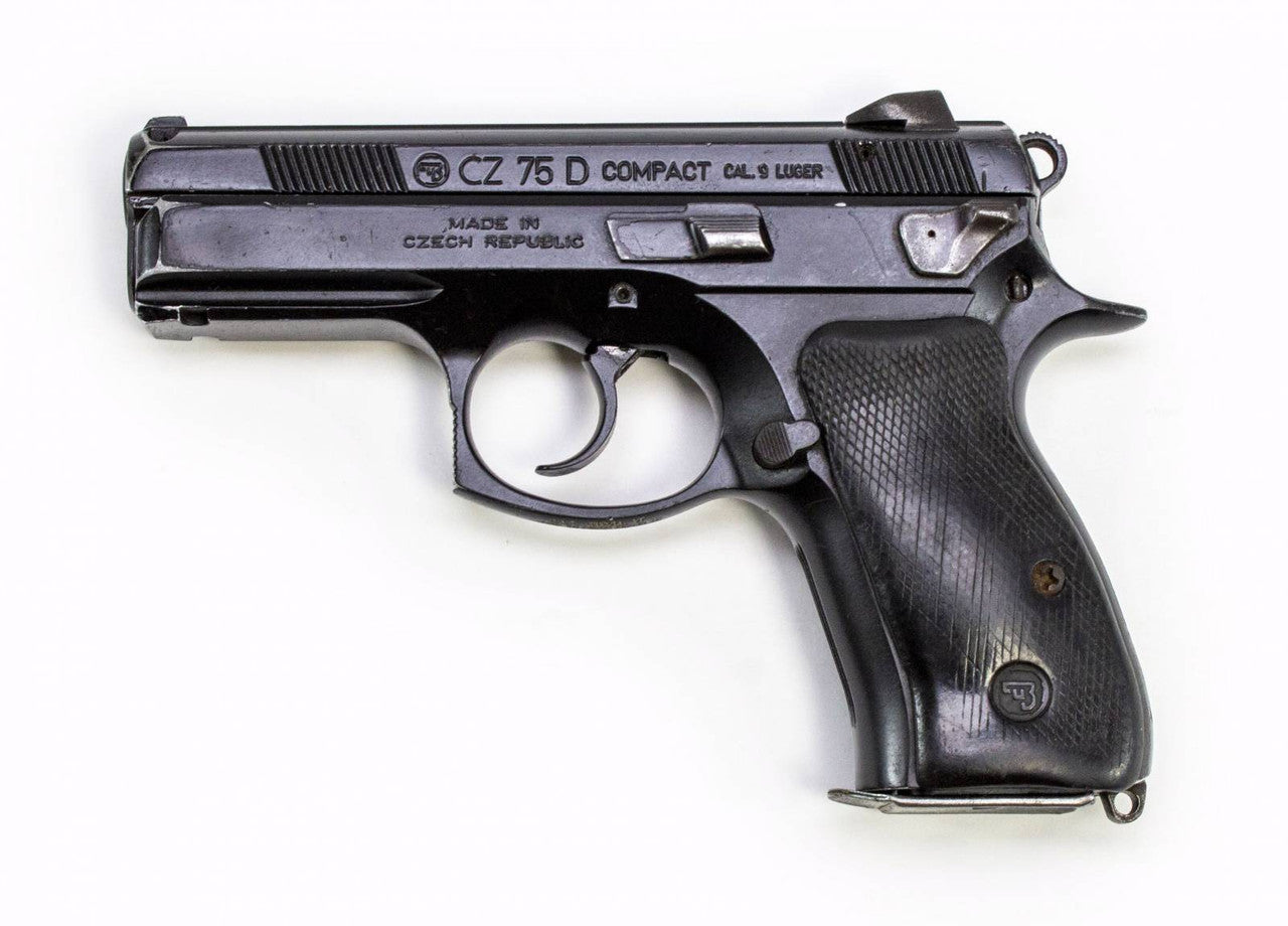 Ceska CZ75D Compact 9mm Caliber Black Pistol