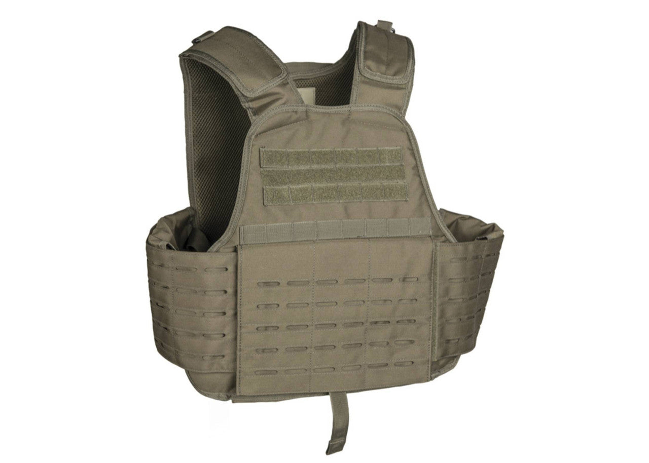 MIL-TEC Olive Drab Green Laser-Cut Plate Carrier Vest