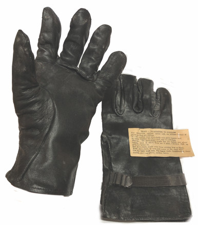 U.S. Korean War Era Leather Gloves, Unissued