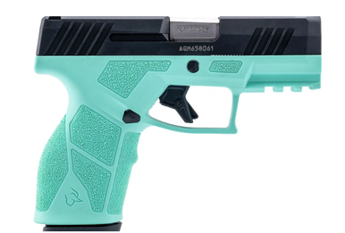 Taurus GX2 3.38" 9MM Pistol W/ (2)13rd Mags, Cyan/Black