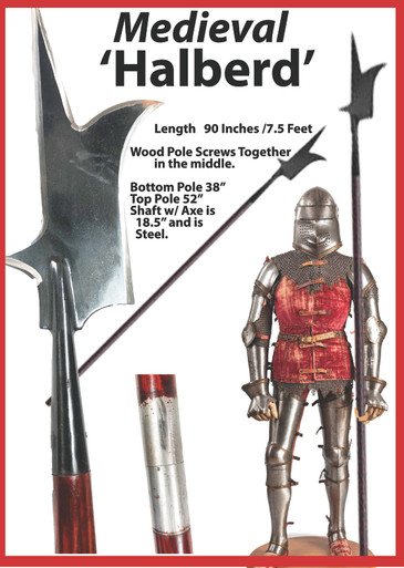 Medieval 'Halberd' Polearm