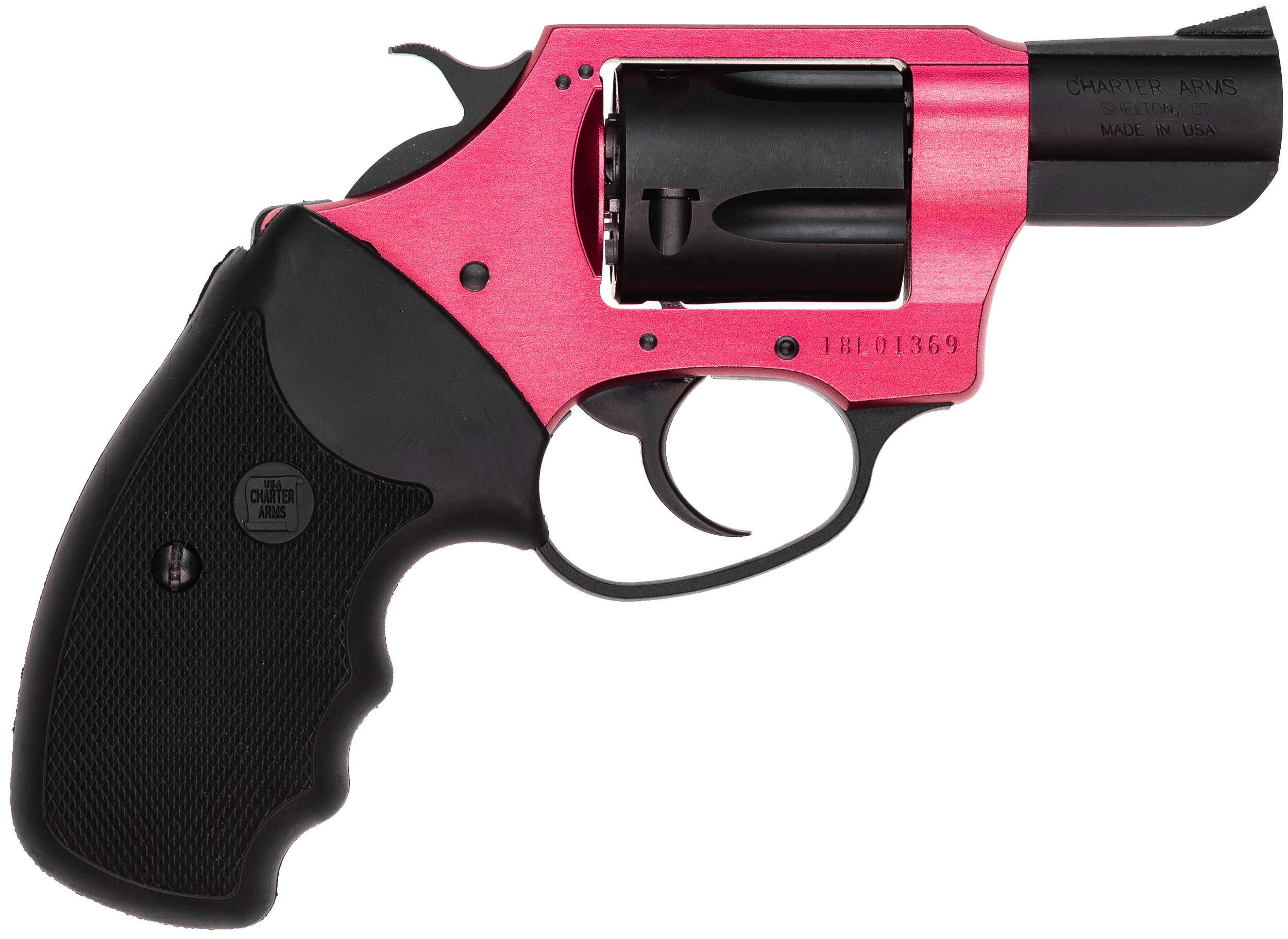 Charter Arms Undercover Lite 38 Special 2" 5-Shot DA/SA Red Aluminum Revolver