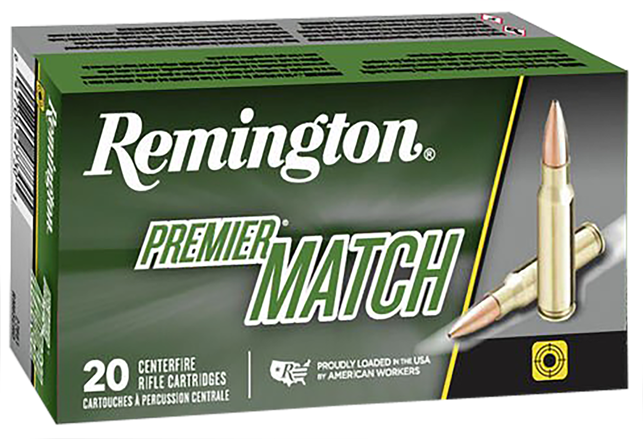 Remington Ammunition Premier Match 223 Rem 77gr Sierra MatchKing BTHP 20 Bx/10 Cs - Box or Case
