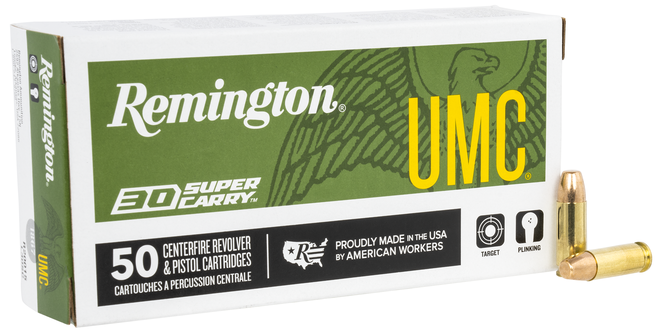 Remington Ammunition UMC 30 Super Carry 100gr Full Metal Jacket - Box or Case