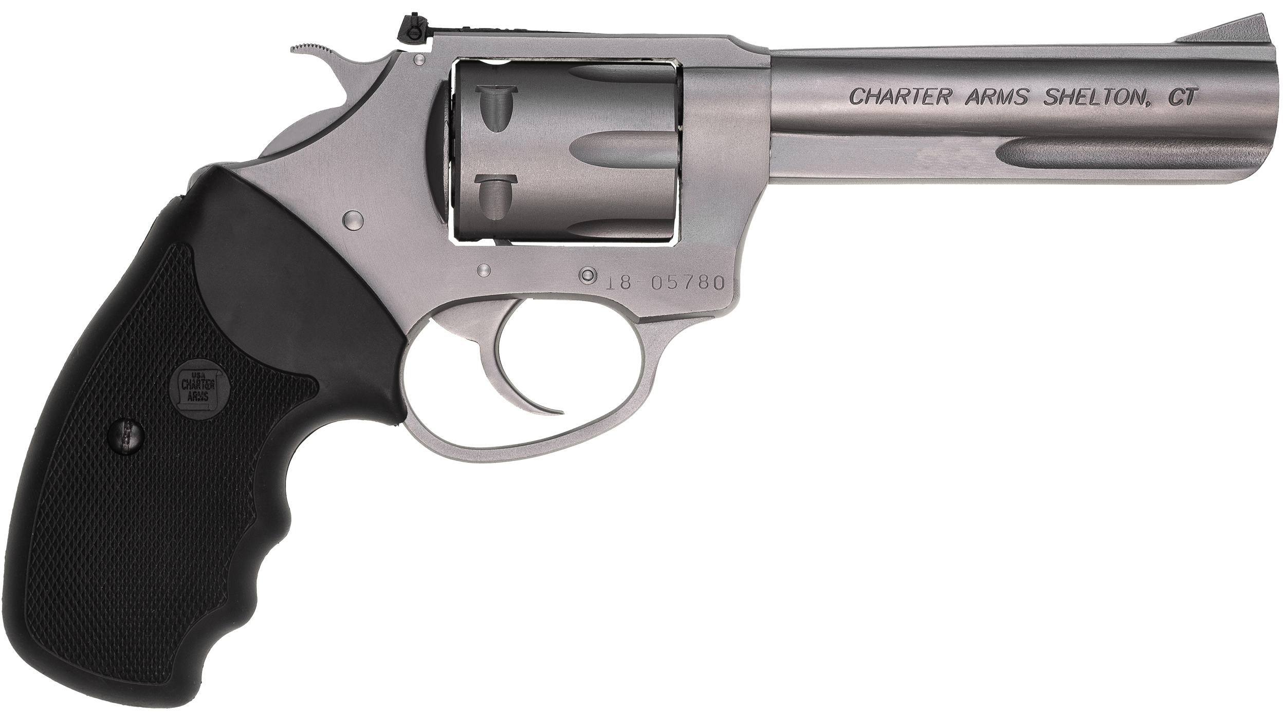 Charter Arms Pathfinder Target 22 LR 4.20" 8-Shot SAO Revolver - Matte Stainless