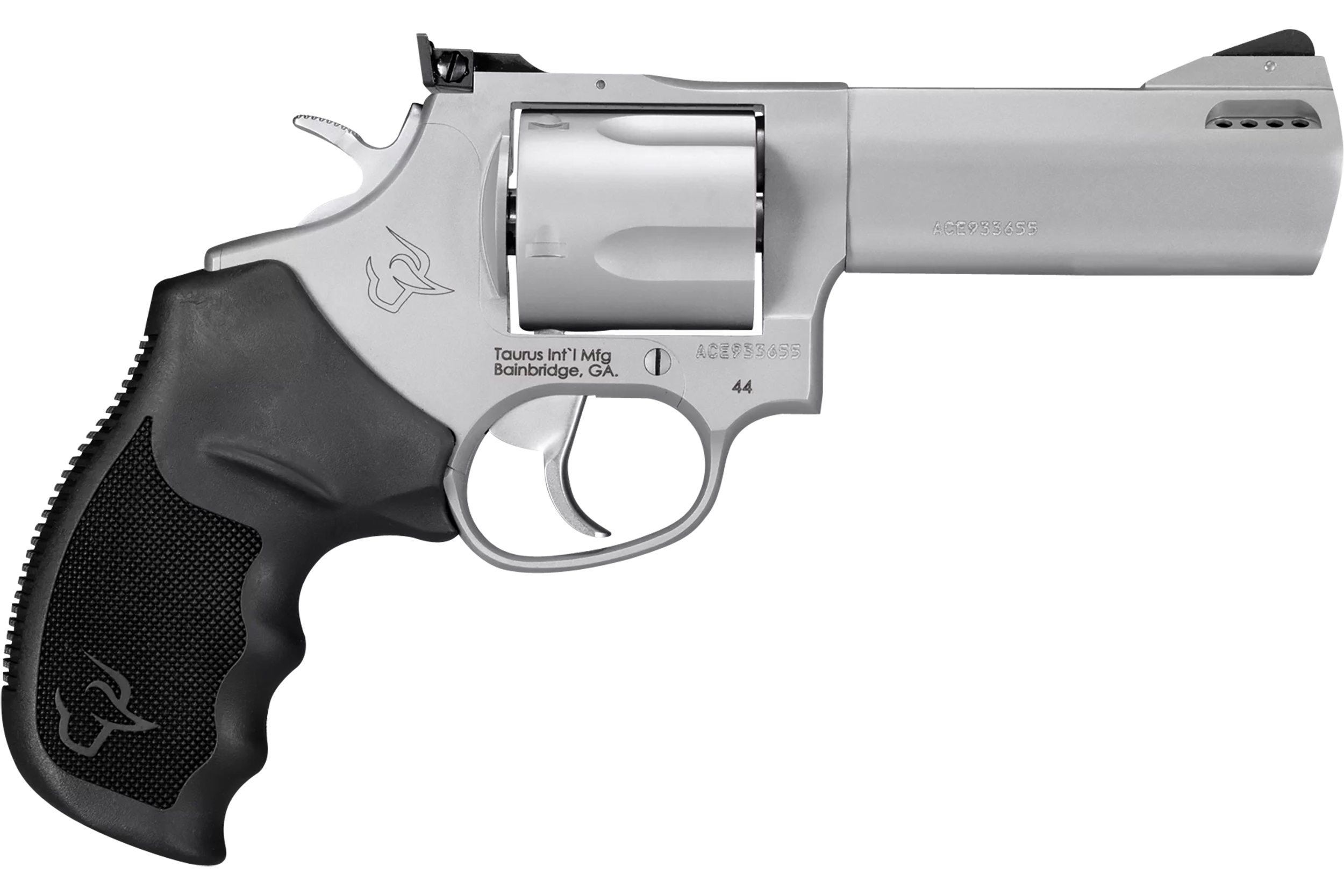 Taurus 2-440049TKR Tracker Model 44 44 Rem Mag 4" 5-Shot DA/SA Medium Frame Revolver - Matte Stainless