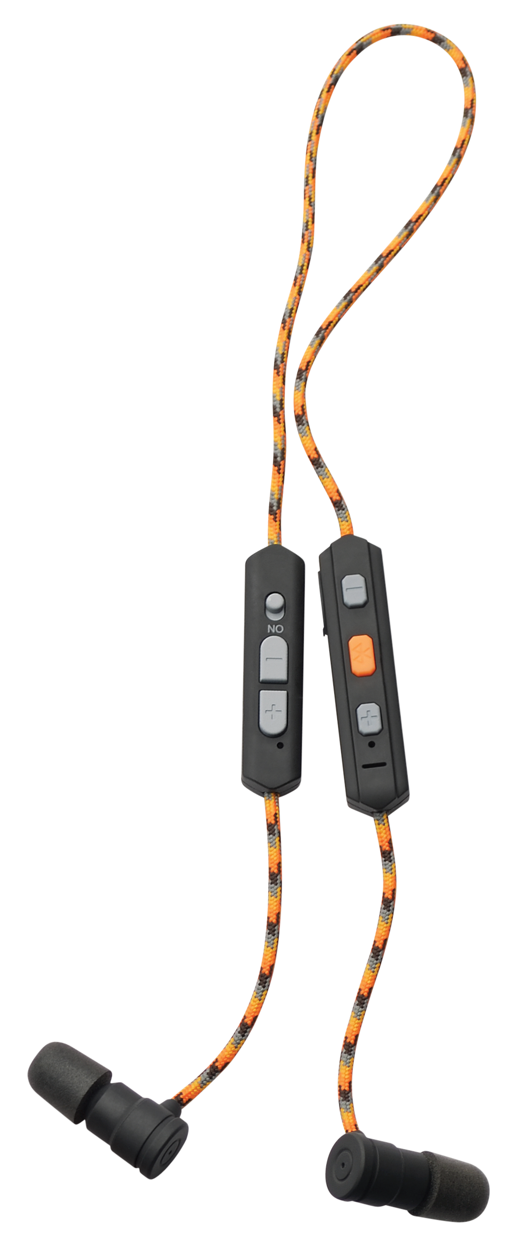 Walkers Game Ear GWPRPHEBT Rope Hearing Enhancer 29 dB Bluetooth Earbuds - Black/Tan