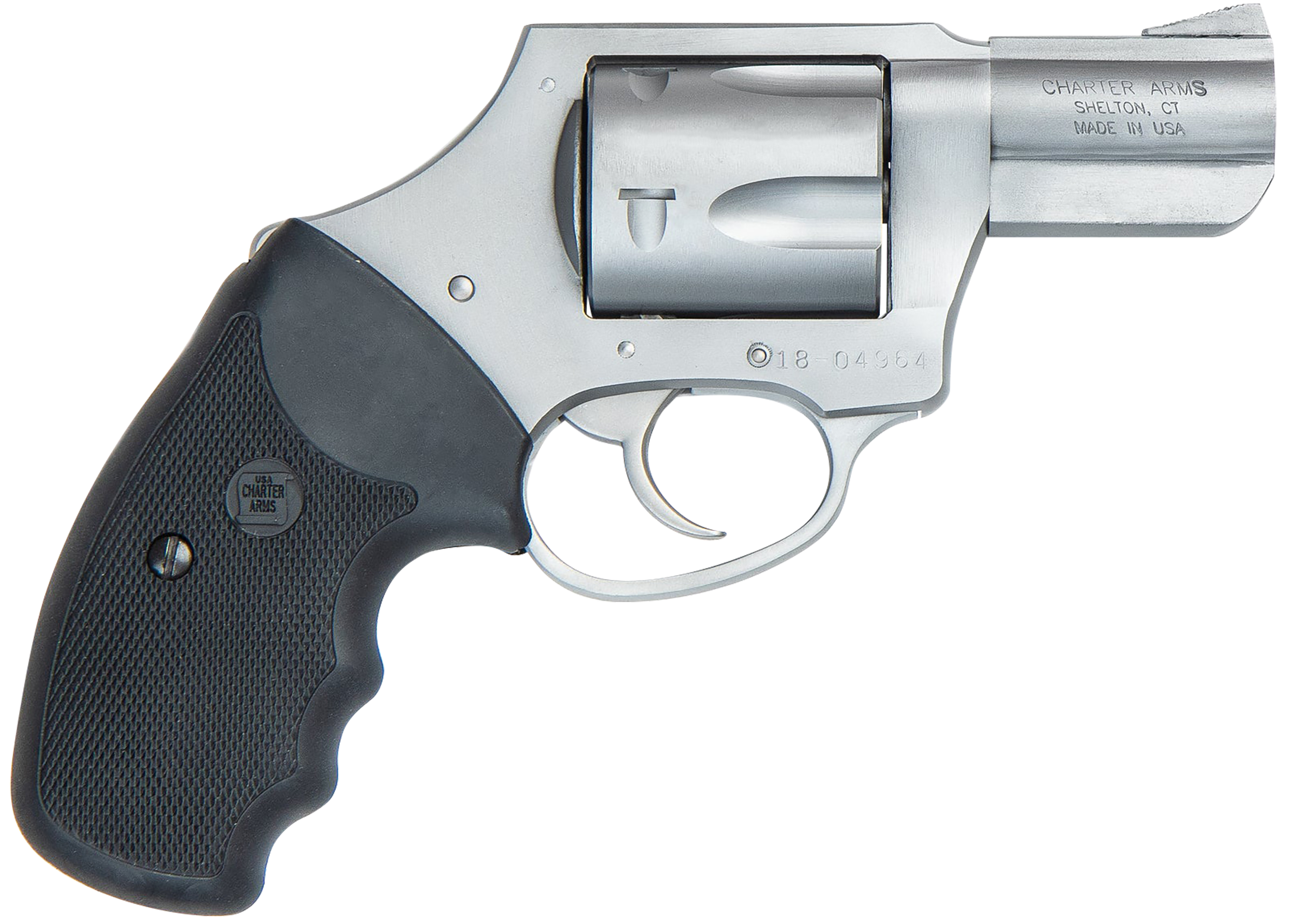 Charter Arms 73521 Mag Pug 357 Mag 2.20" 5-Shot DAO Revolver - Matte Stainless