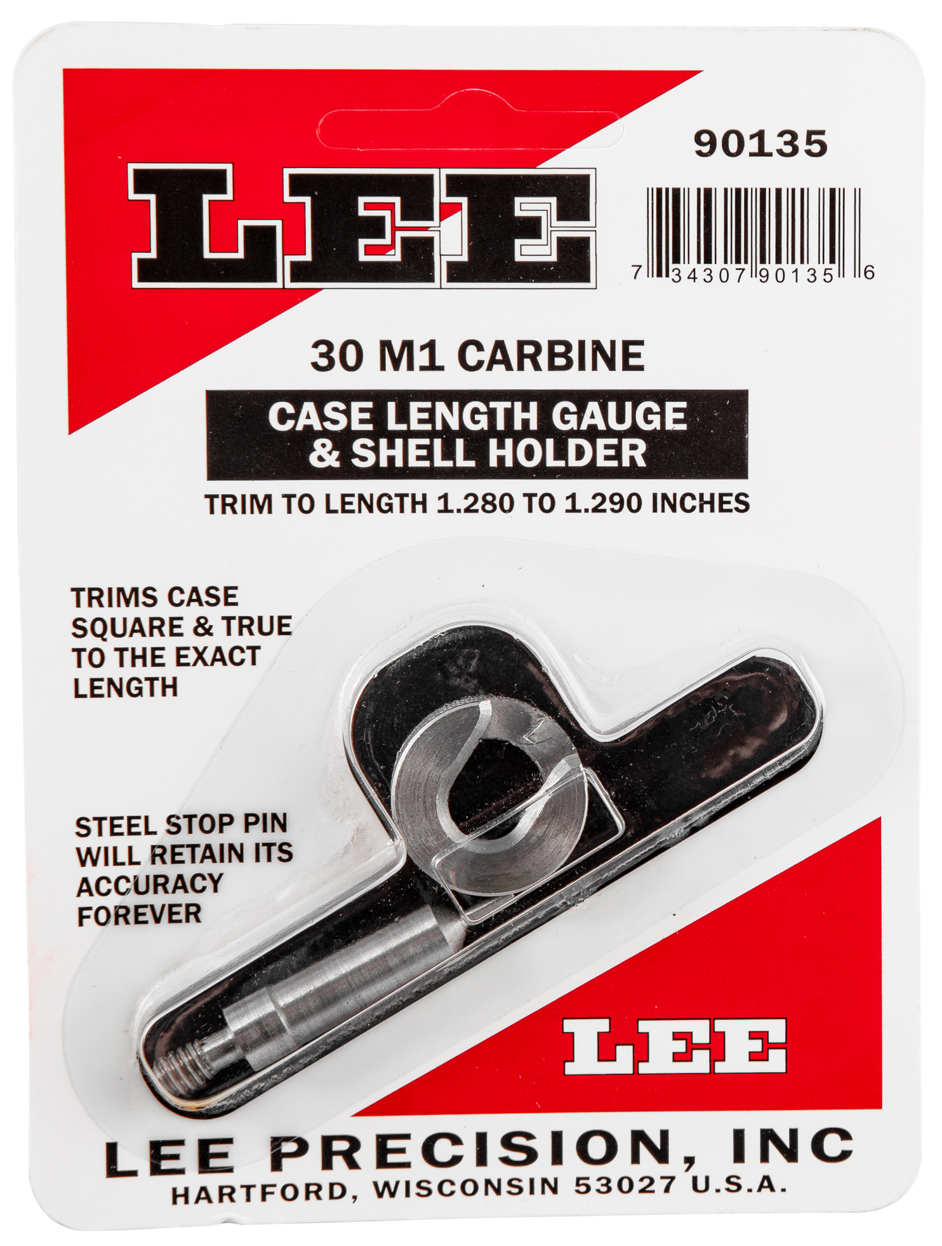 Lee Precision 90135 Case Length Gauge 30 M1 Carbine
