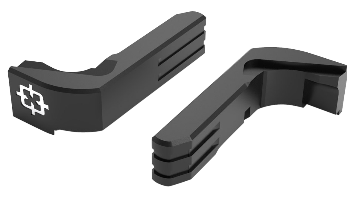 Cross Armory CRGMCBK Extended Magazine Catch Glock Gen 1-3 / P80 Black Anodized Aluminum