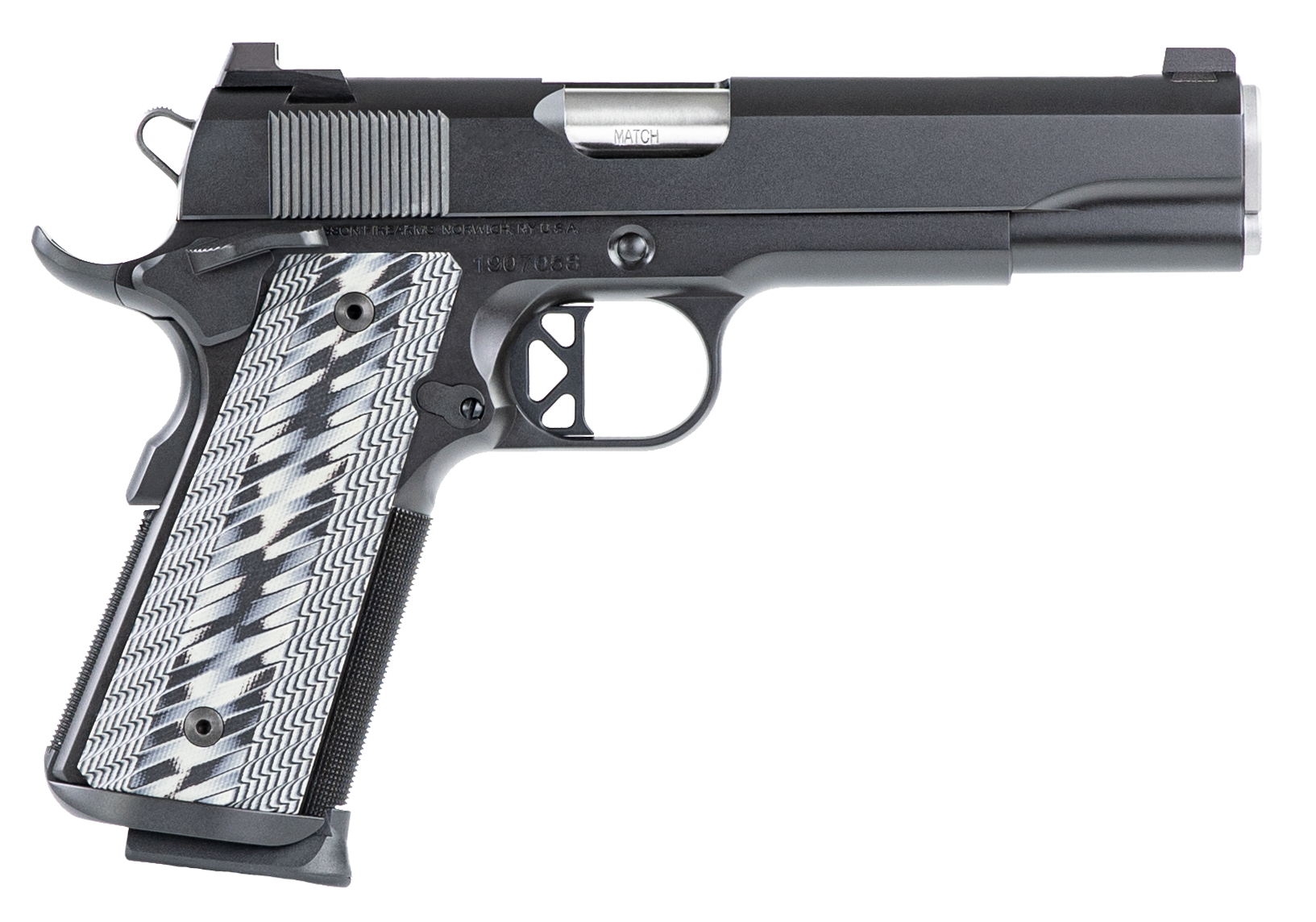 Dan Wesson 01823 Valor 45 ACP 5" 8+1 SAO Pistol - Black Duty