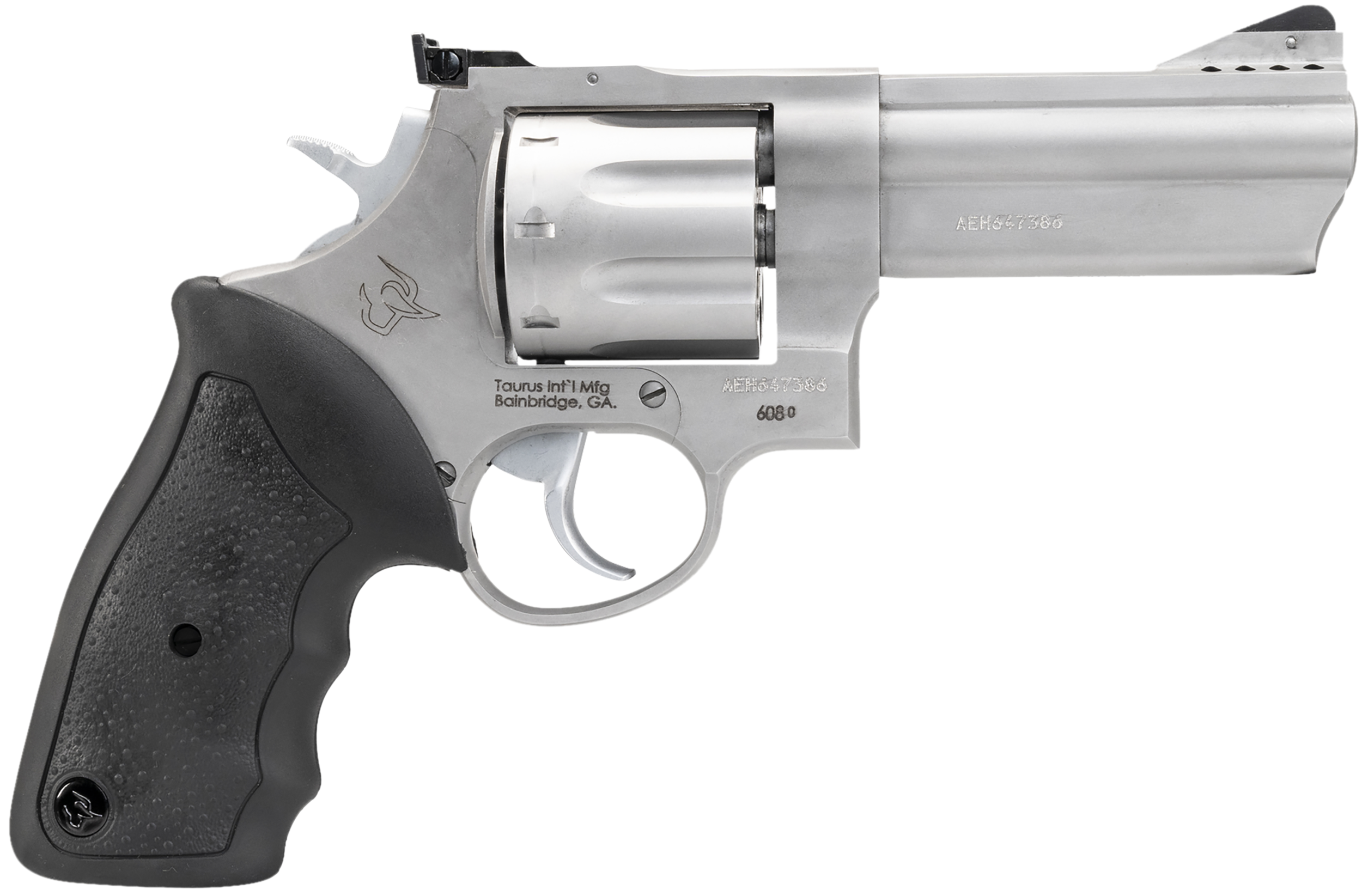 Taurus 608 357 Mag/38 Special +P 4" 8-Shot DA/SA Matte Stainless Large Frame Ported Revolver