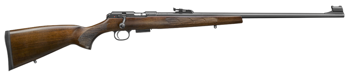 CZ 457 Lux 22 WMR 24.8" 5+1 Bolt-Action Rifle - Turkish Walnut