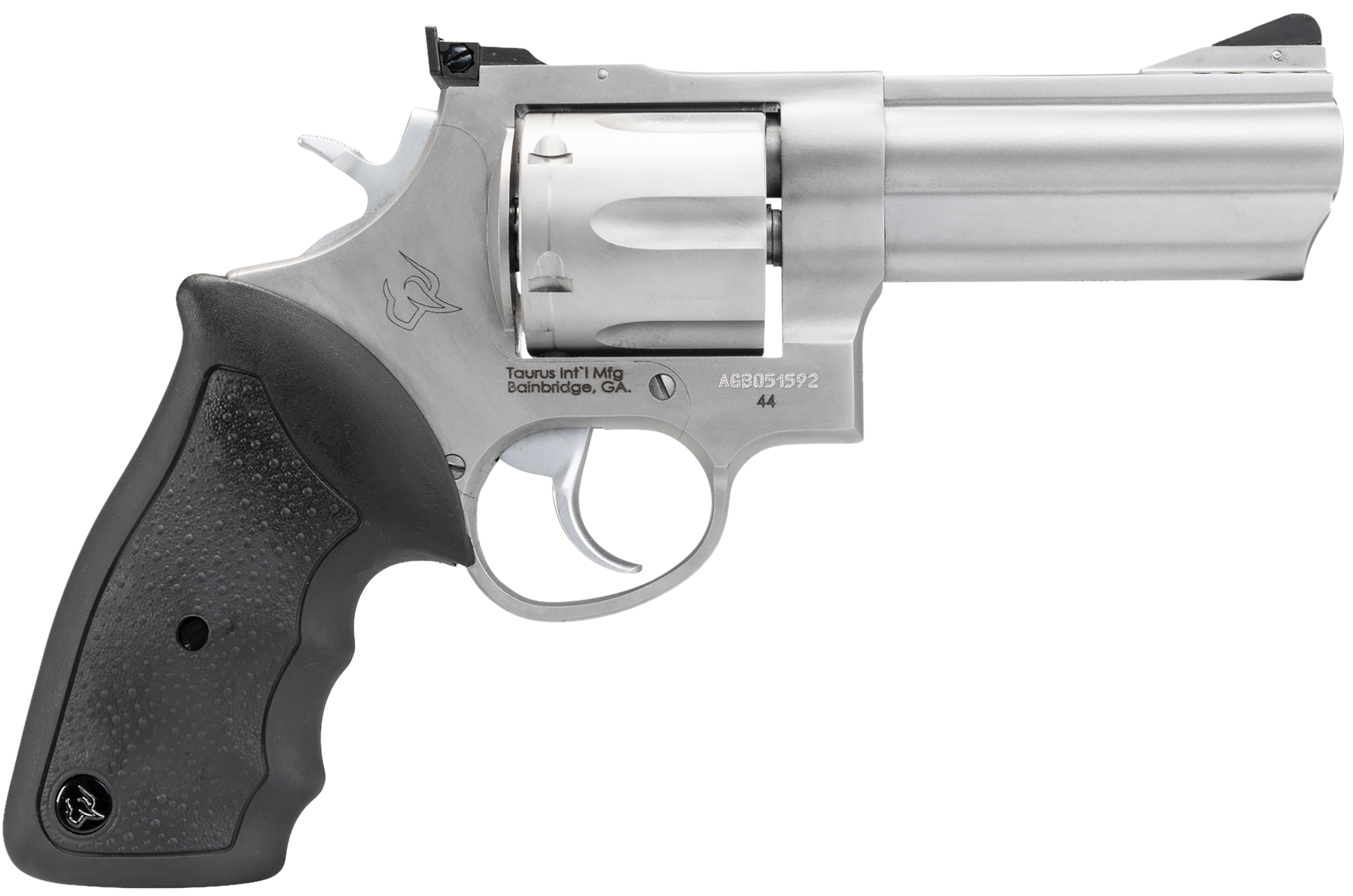 Taurus Model 44 44 Rem Mag 4" Ported 6-Shot DA/SA Large Frame Revolver - Matte Stainless