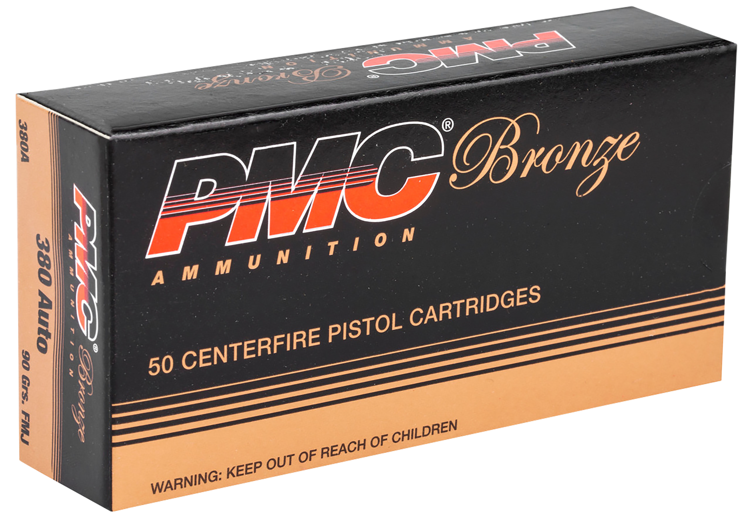 PMC 380A Bronze 380 ACP 90gr Full Metal Jacket - Box or Case
