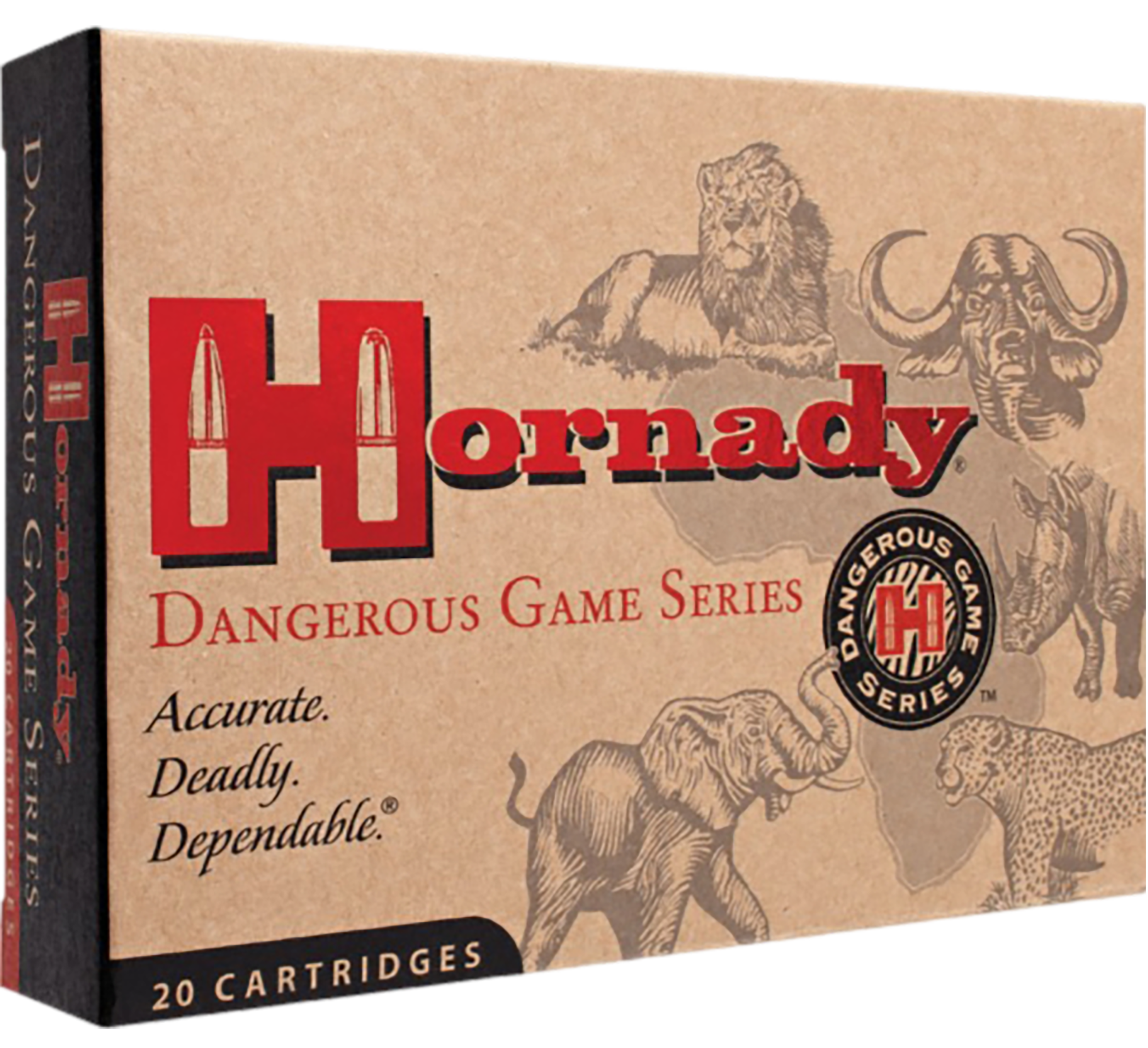 Hornady Dangerous Game Superformance 375 H&H Mag 270gr InterLock Spire Point Recoil Proof - Box or Case