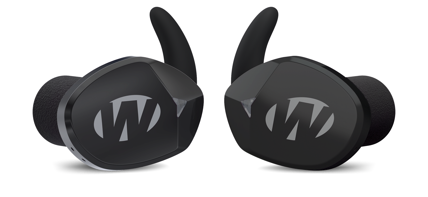 Walkers Game Ear Silencer BT 2.0 Bluetooth In The Ear Electronic Earbuds - Black Polymer