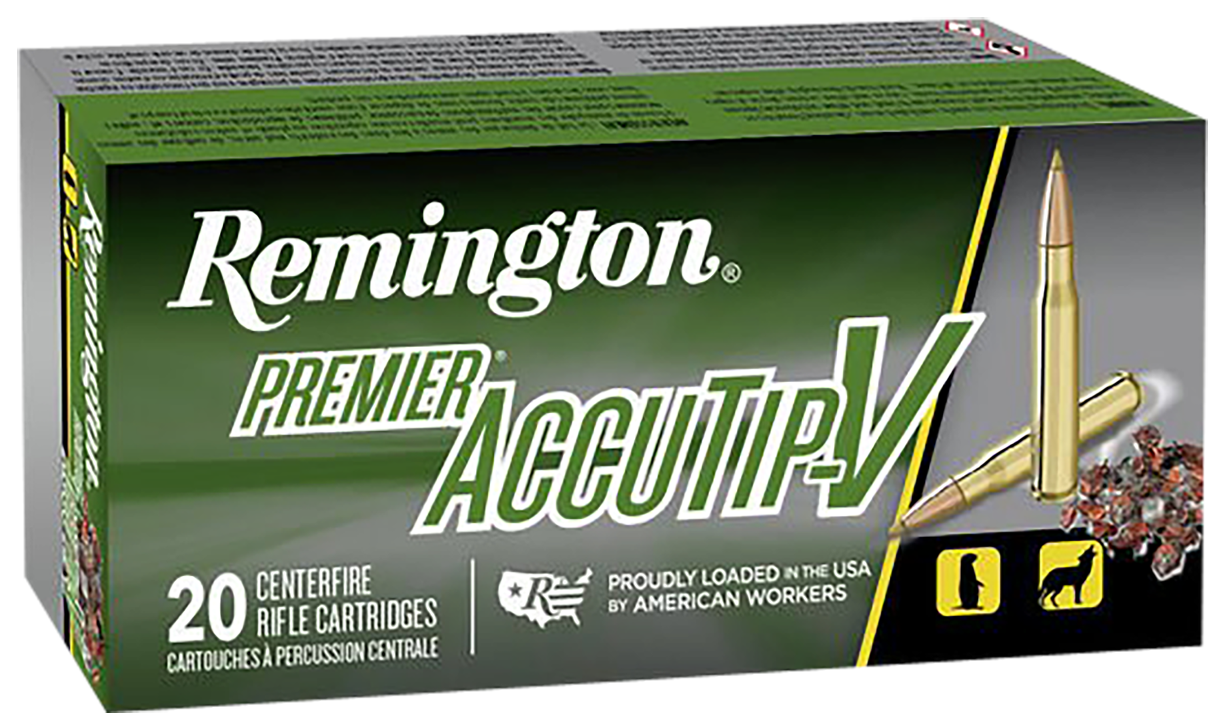 Remington Ammunition Premier AccuTip-V 223 Rem 55gr AccuTip-V 20 Rd - Box or Case