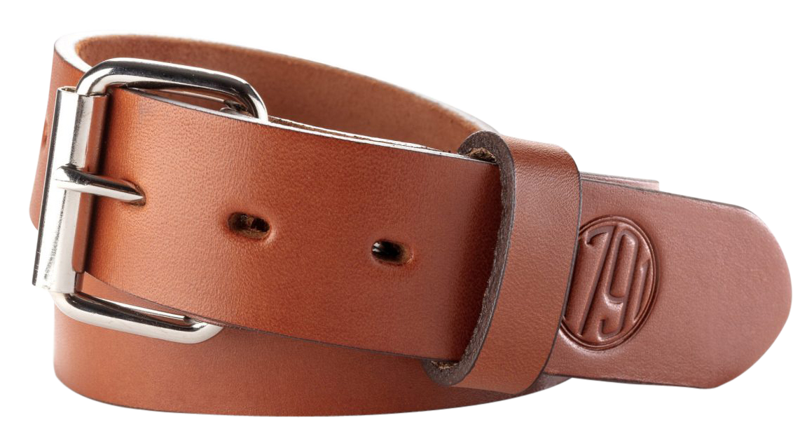 1791 Gunleather Gun Belt 01 48/52 Classic Brown Leather 1.5" Buckle