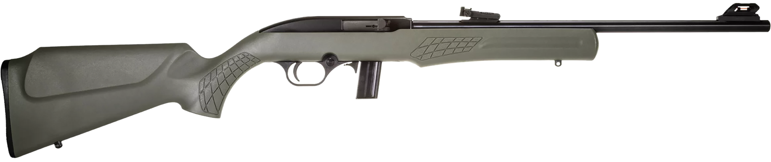 Rossi RS22L1811OD RS22 22 LR 18" 10+1 Semi-Auto Rifle - OD Green Monte Carlo Stock Matte Black RH