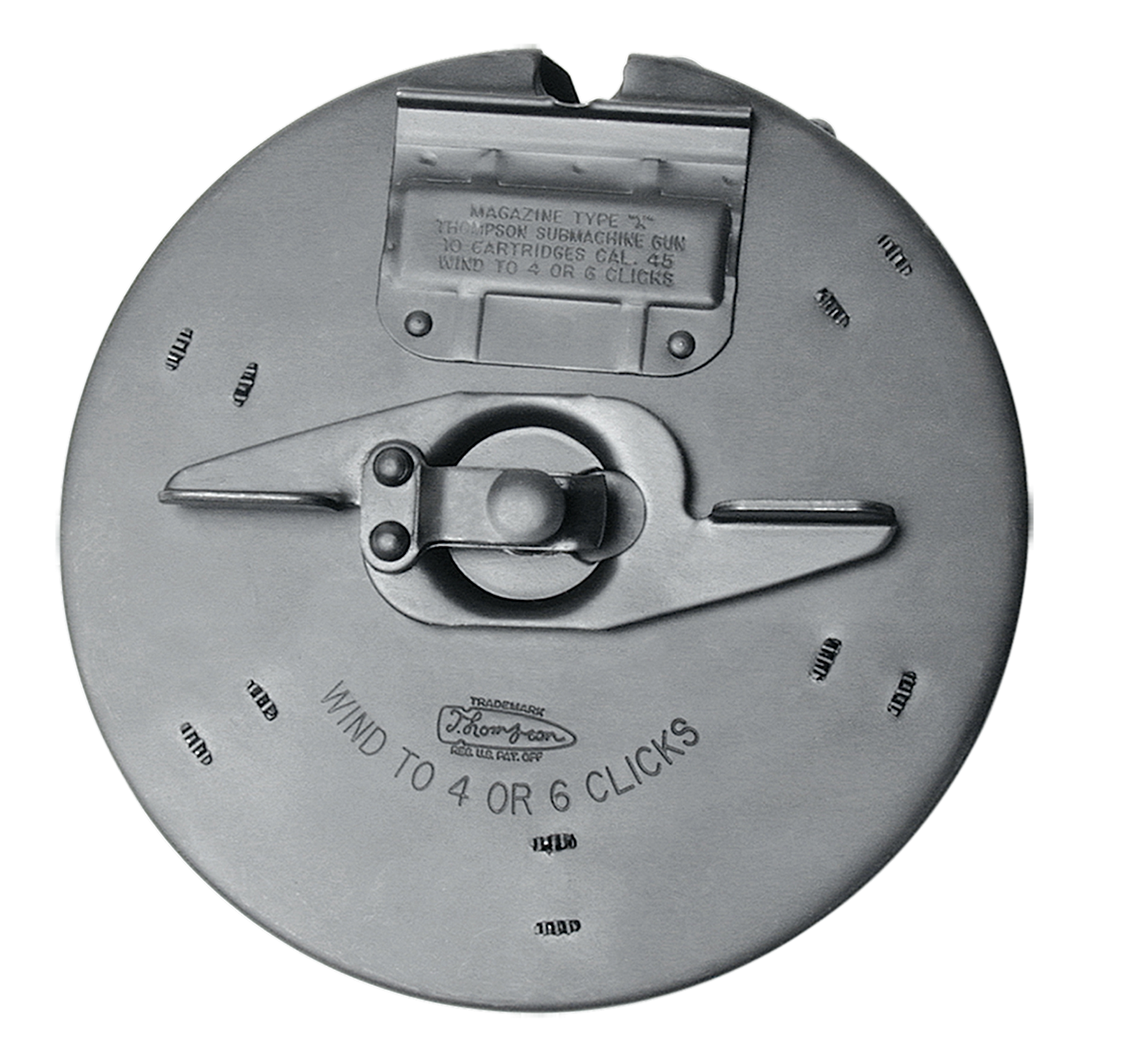 Thompson T12BKT 45 ACP 10-Rd Drum - 1927-A1 Fit - Blued Steel