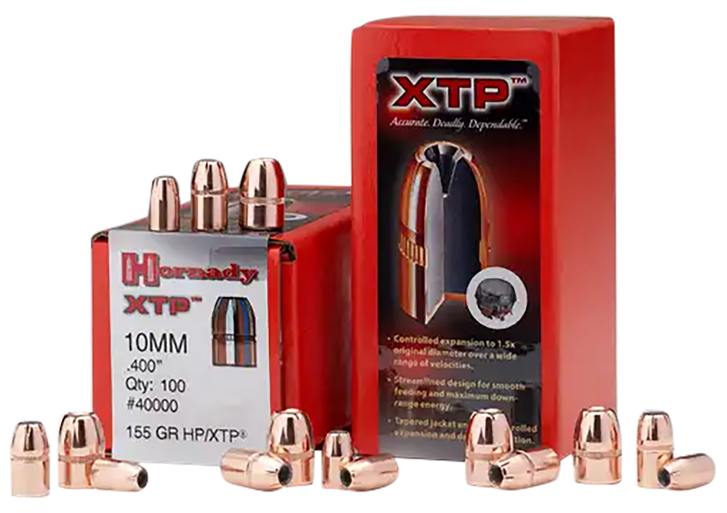 Hornady XTP .357 125gr FP-XTP 100/Box Reloading Bullets