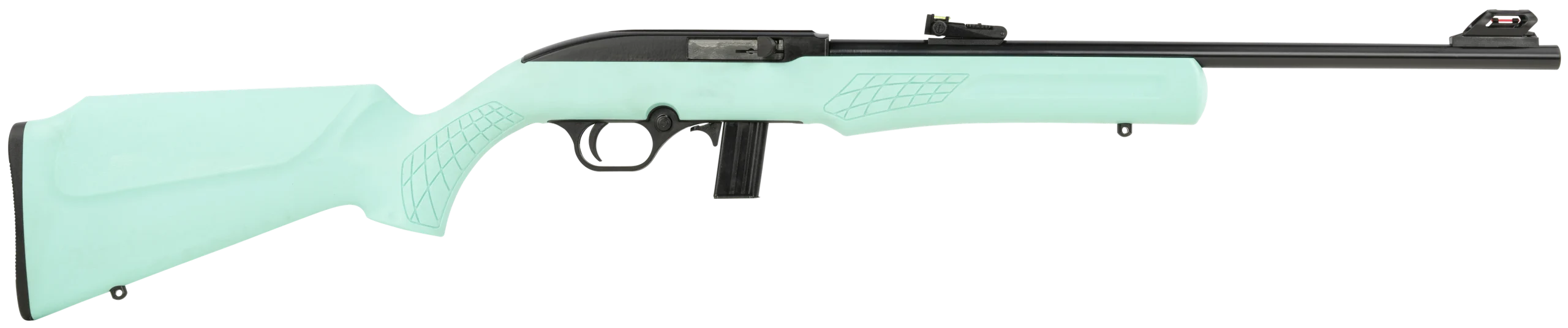 Rossi RS22 22 LR 18" 10+1 Semi-Auto Rifle - Matte Black/Teal Synthetic