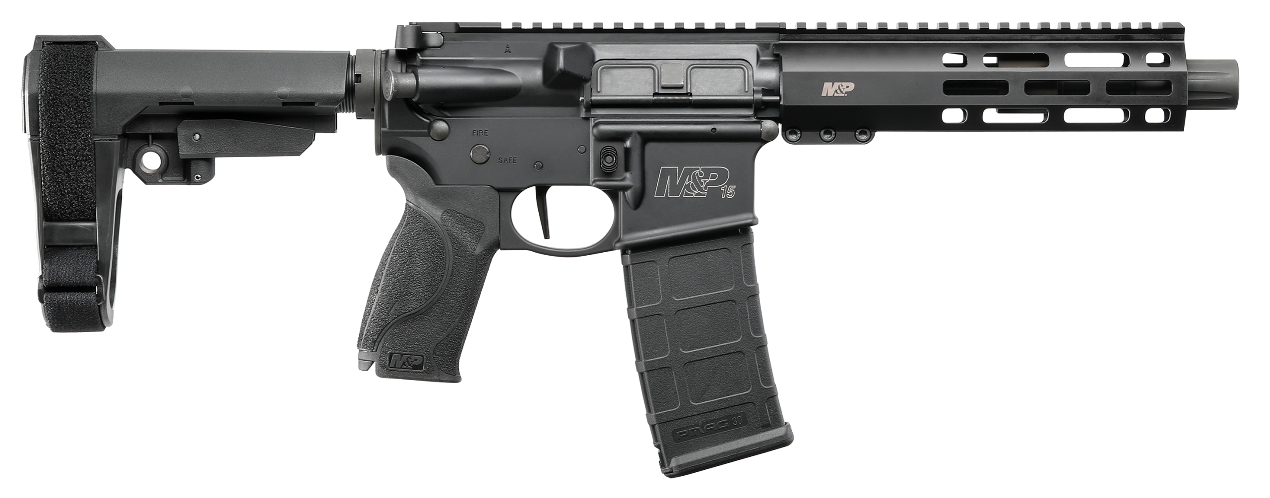Smith & Wesson M&P15 Pistol 5.56 NATO 7.5" 30+1 Semi-Auto - Black Armornite