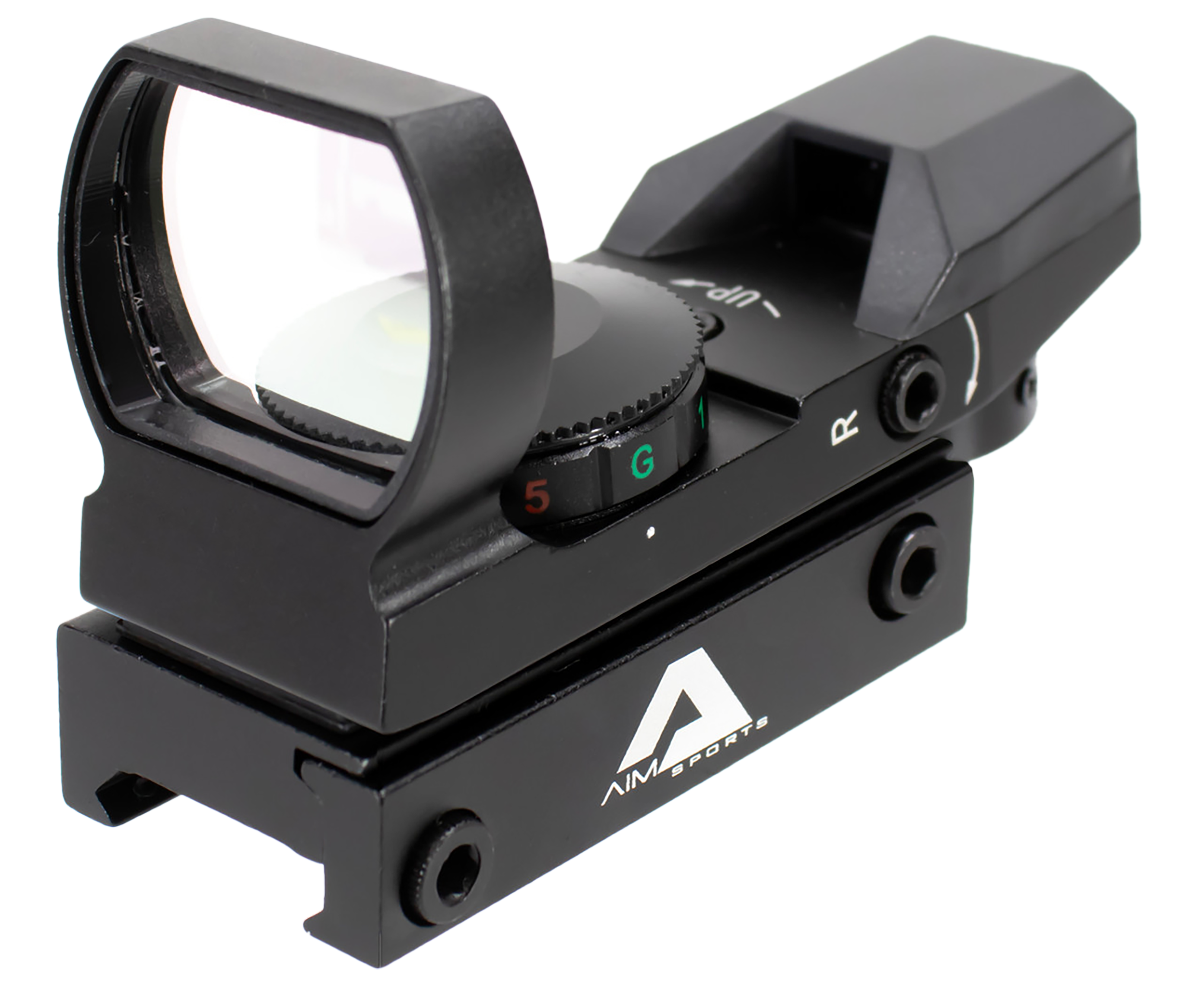 Aim Sports RT4S01 Reflex Sight Special Ops Edition 1x 24mm x 34mm 3 MOA Red/Green Multi Reticle Matte Black