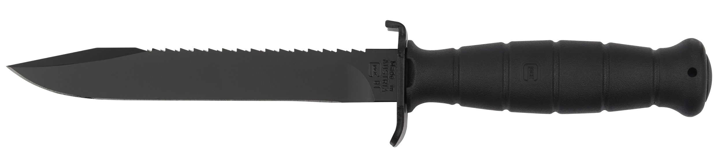 Glock FM 81 Field Knife 7" Clip Point Plain/Saw Fixed Blade
