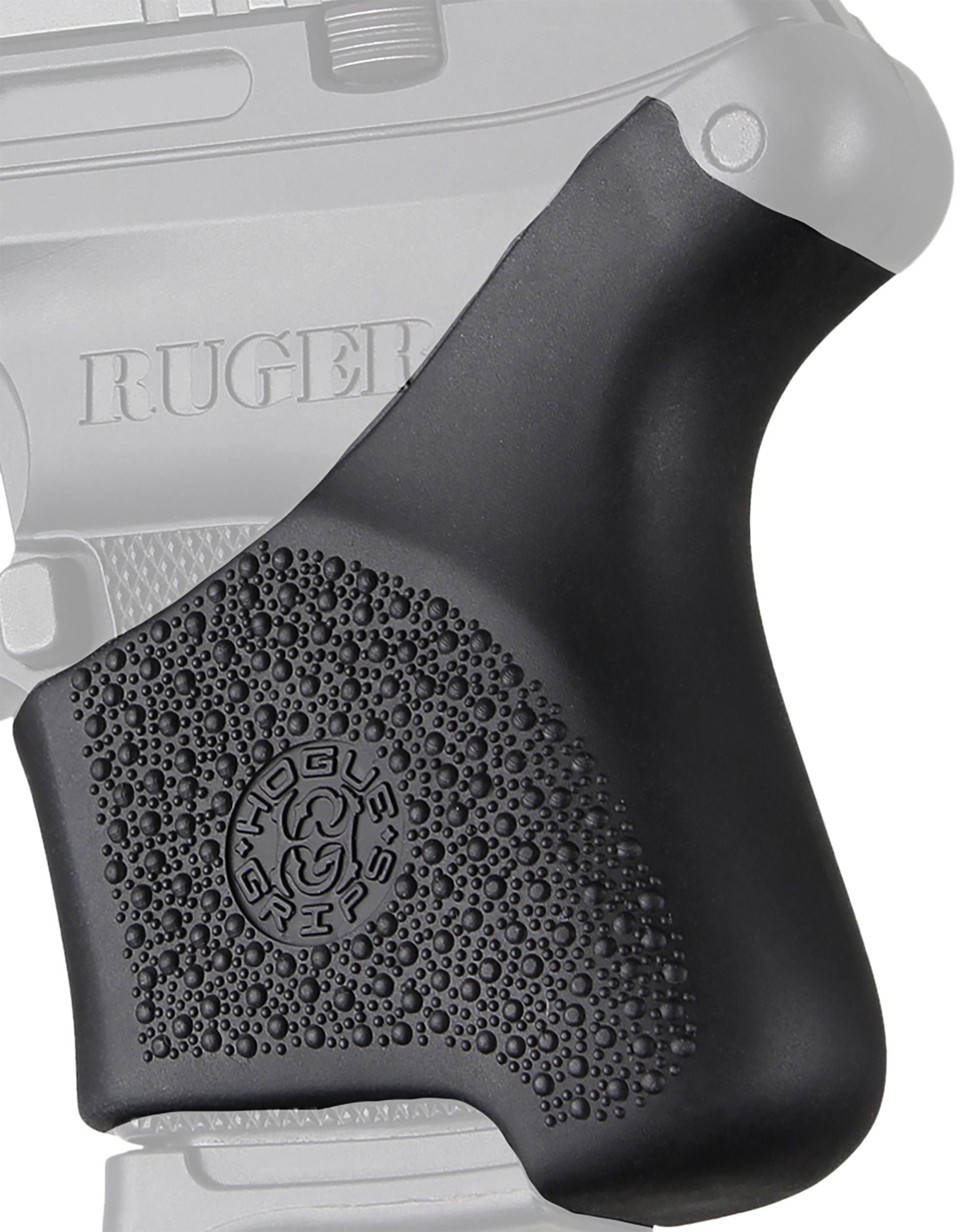 Hogue 18100 HandAll Hybrid Grip Sleeve Ruger LCP Textured Black Rubber