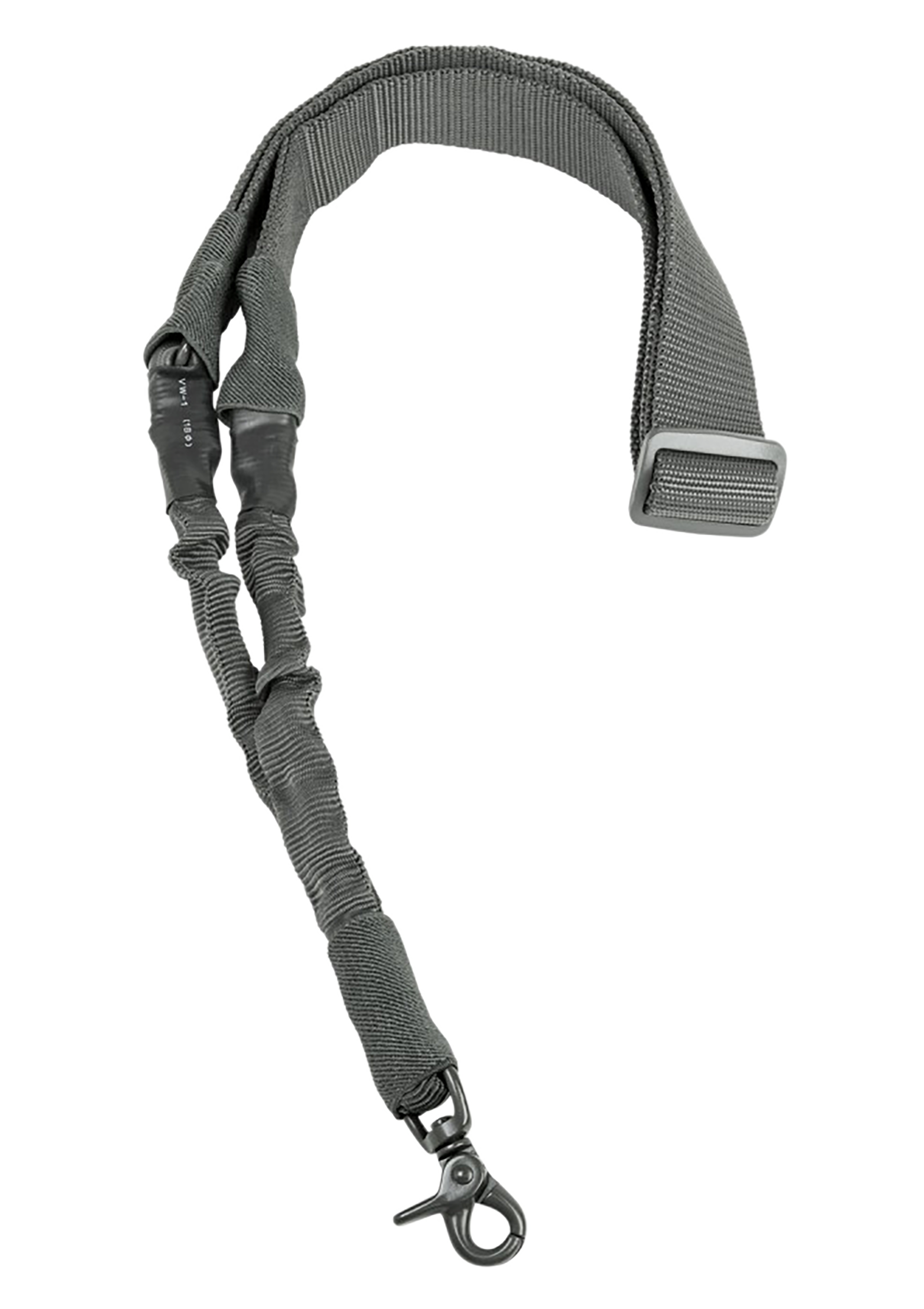 NcSTAR AARS1PU Single Point Sling 44"-60" x 1.5" Nylon Urban Gray - Bungee