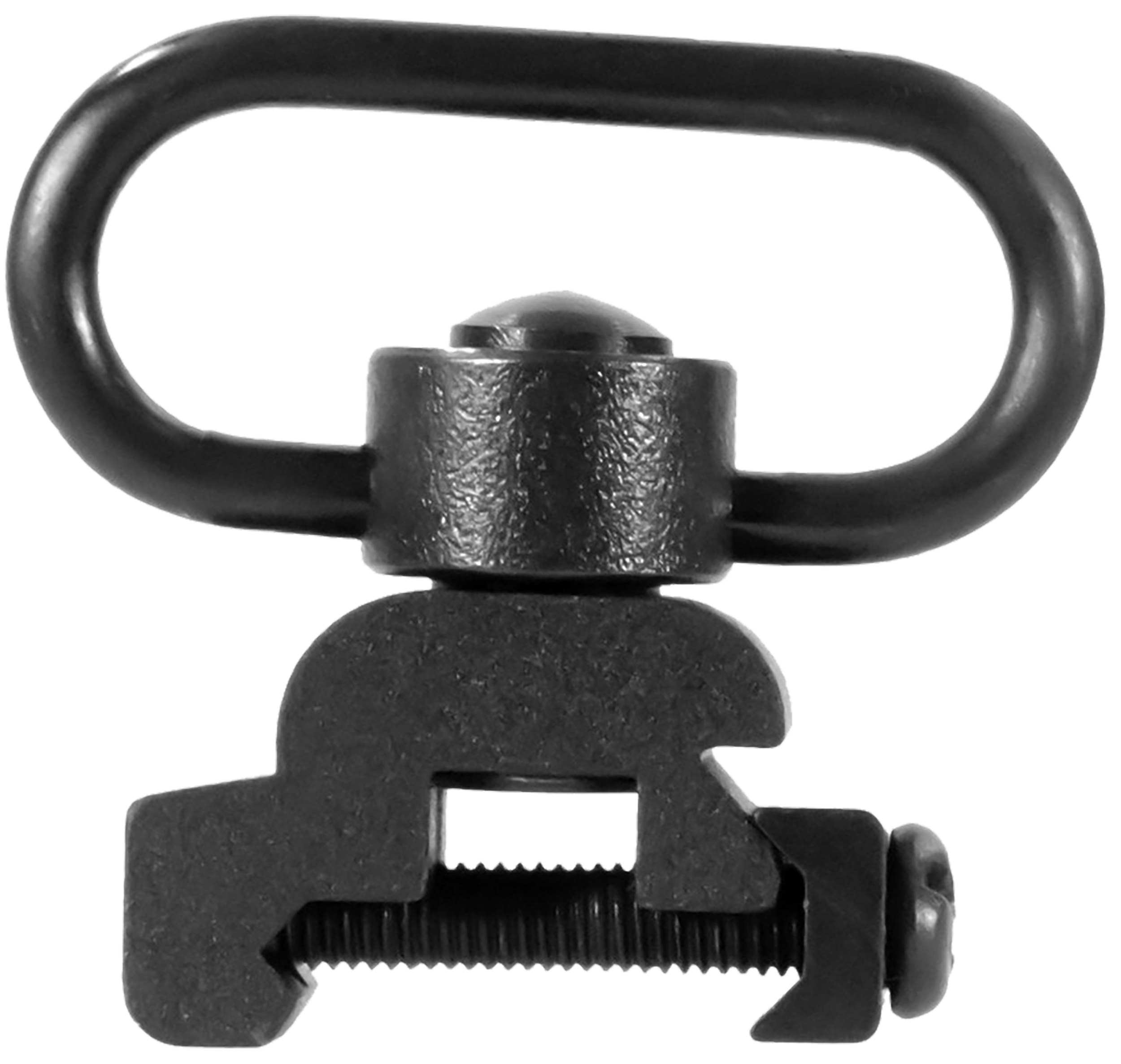Aim Sports MT030 Sling Rail Mount 1.41" Quick Detach Push Button Black Anodized Aluminum Picatinny/Weaver - Short