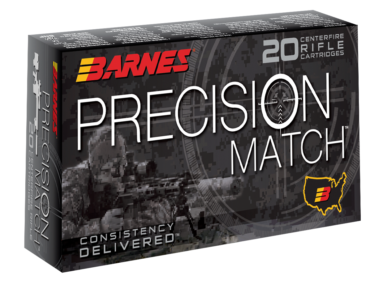 Barnes Bullets Precision Match 5.56x45mm NATO 69gr OTM Boat Tail - Box or Case