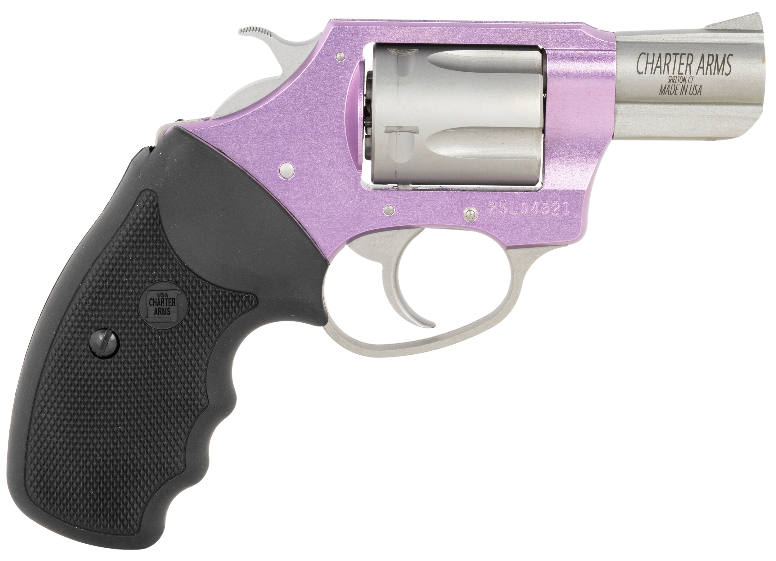 Charter Arms Undercover Lite Lavender Lady 38 Special 2" 5-Shot DA/SA Revolver - Lavender Aluminum/SS