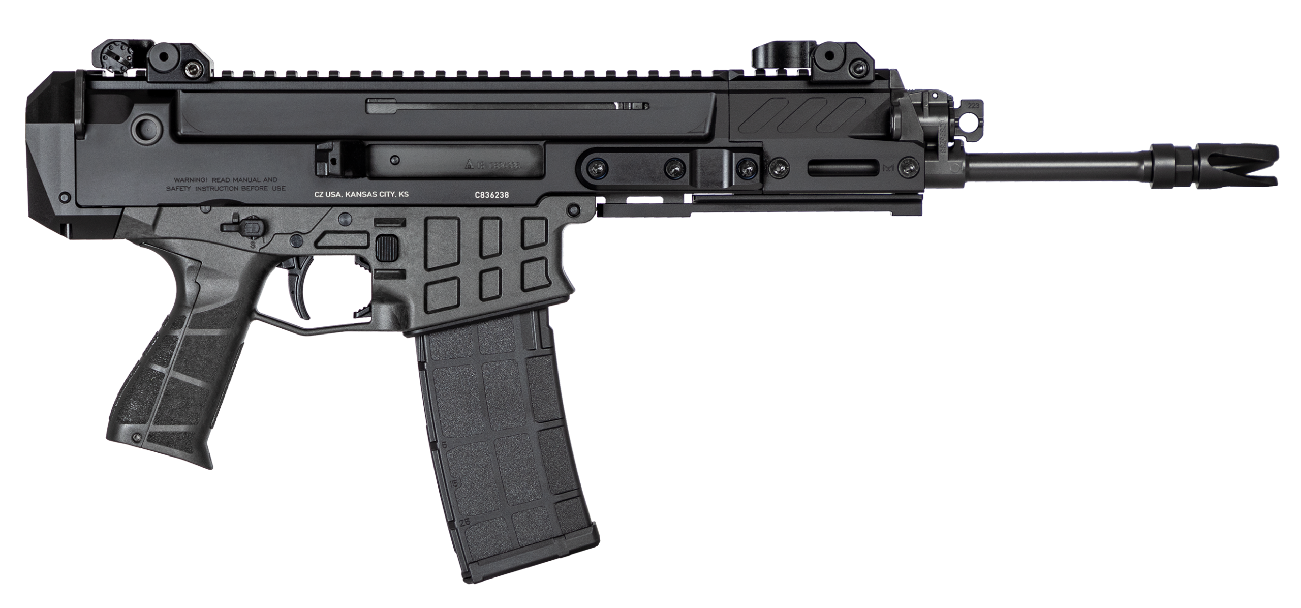 CZ Bren 2 MS 5.56x45mm NATO 11.14" 30+1 Semi-Auto Pistol